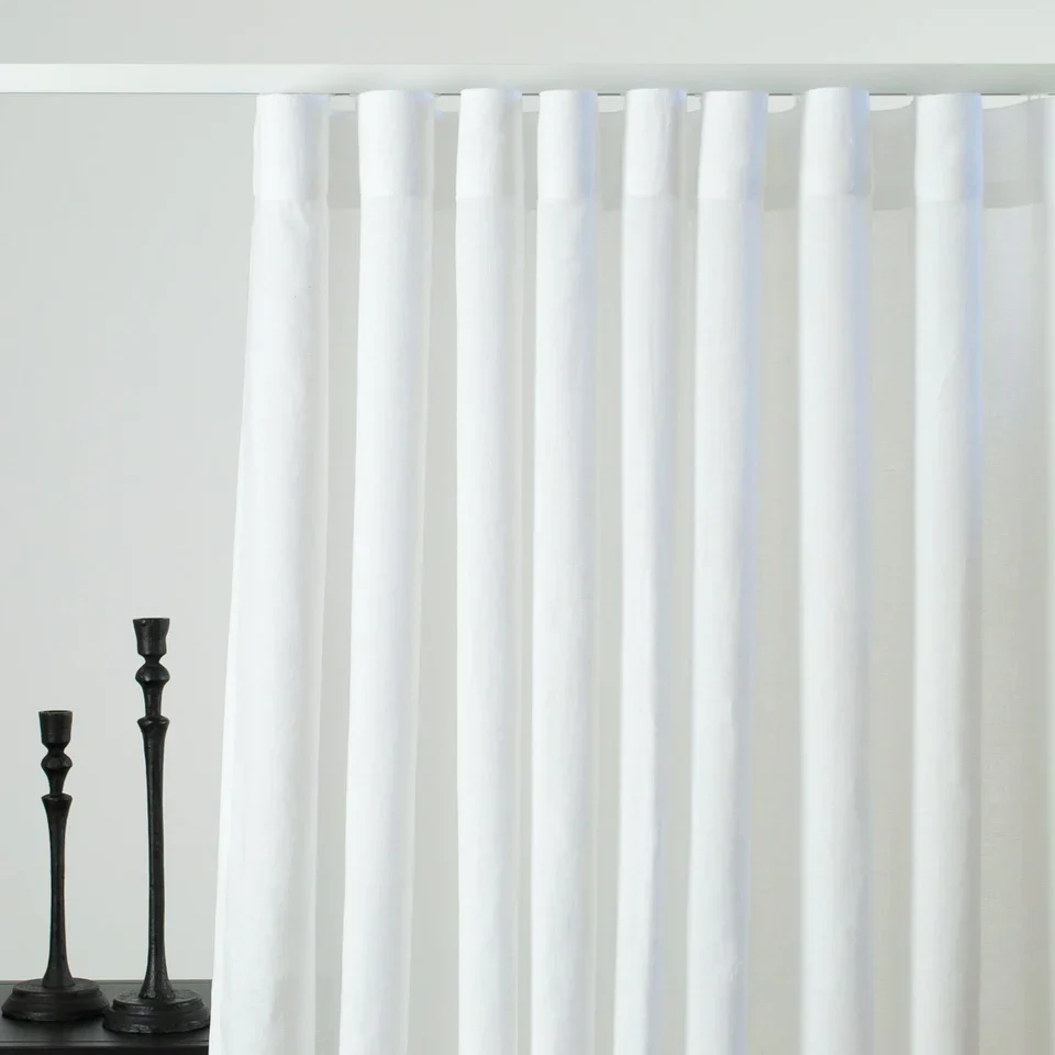 Wave fold Linen Curtain